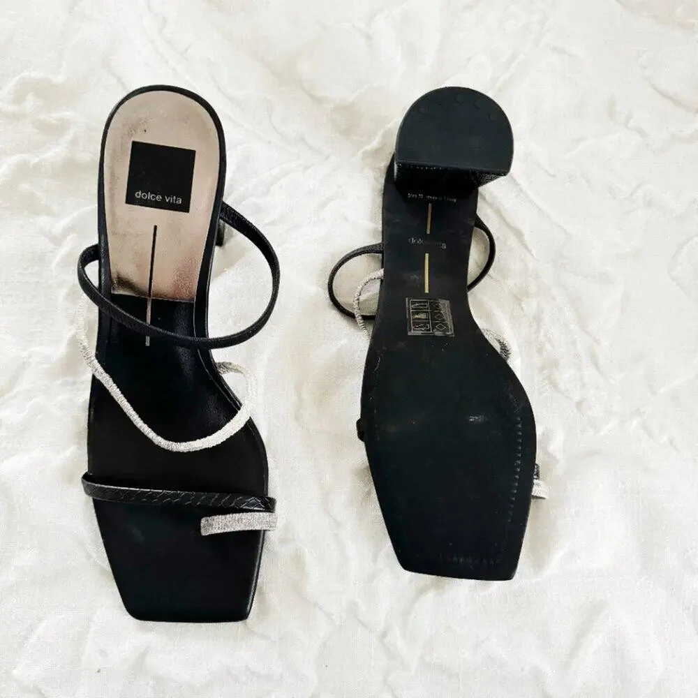 Dolce Vita Prisma Square Toe Strappy Sandals Size 10 New